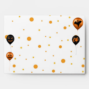 Enveloppe Balloons pour fête d'Halloween joyeuse