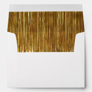 Enveloppe Bandes Chic De Tinsel Or