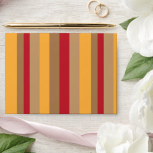 Enveloppe Bandes verticales colorées