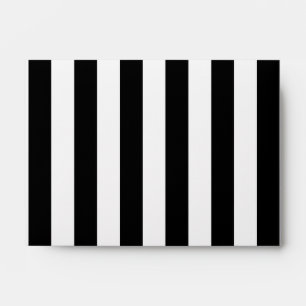 Enveloppe Bandes verticales noires