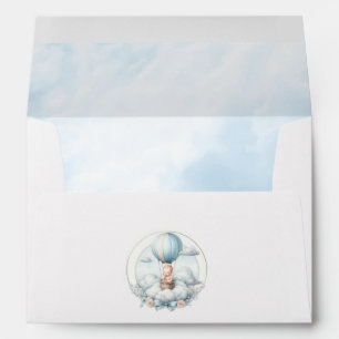 Enveloppe Baptême de Bébé Cloud 9 en Montgolfière