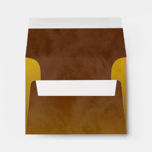 Enveloppe Bar Mitzvah Stylish Yellow Star of David Ombre