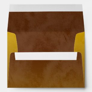 Enveloppe Bar Mitzvah Stylish Yellow Star of David Ombre