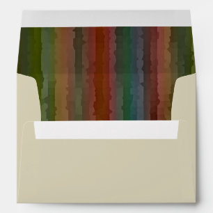 Enveloppe Barre Mitzvah Earth Tones Techno Streaks