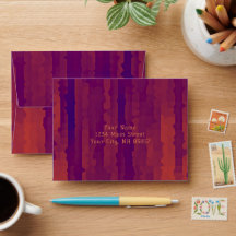 Barre Mitzvah Plum Orange Techno Streaks
