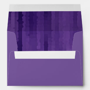 Enveloppe Barre Mitzvah Purple Techno Streaks