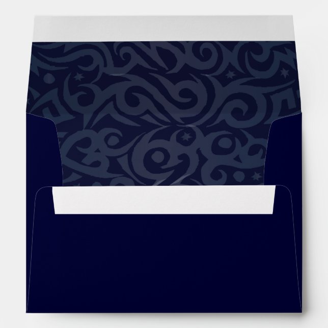 Enveloppe Bat mitzvah de barre de conception TRIBA (Dos (Bas))