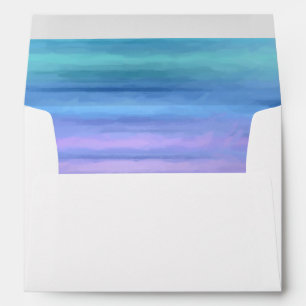 Enveloppe Bat mitzvah Turquoise 
