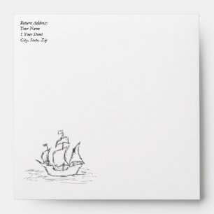 Enveloppe Bateau de pirate