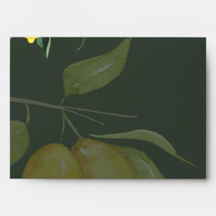Enveloppe Beau budget Citrus Lemons Mariage à thème