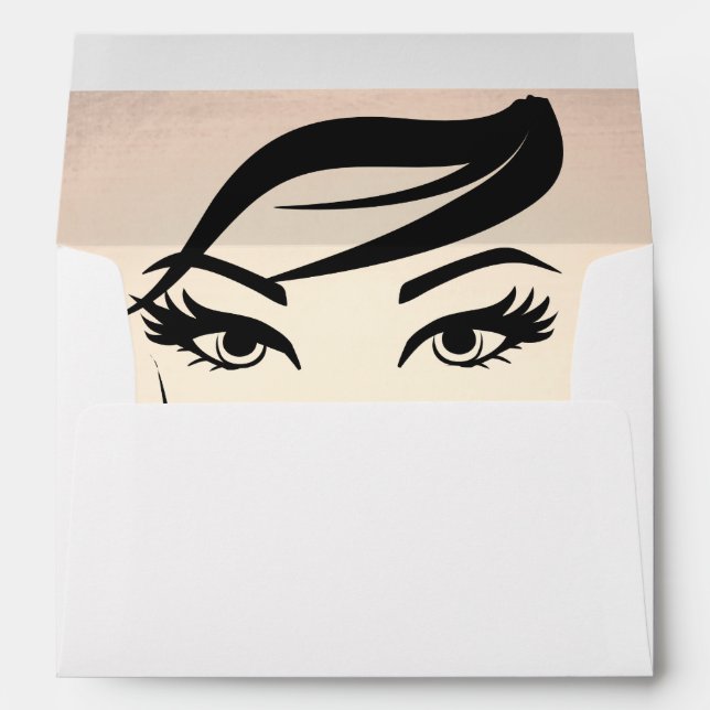 Enveloppe Beau Eyelashes et Brows Beauty Salon (Dos (Bas))