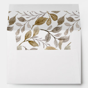 Enveloppe Beaux Feuilles reviennent