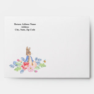 Enveloppe Bébé doux lapin Baby shower de lapin