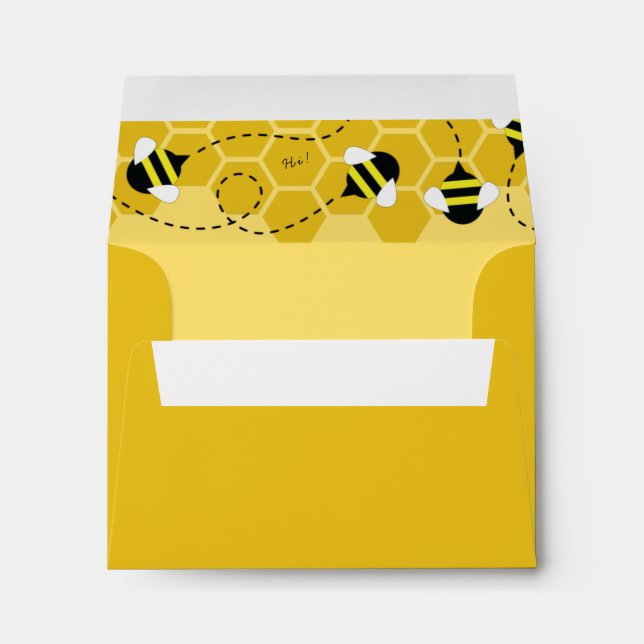 Enveloppe Bee Kid's mignonne Beehive (Dos (Bas))