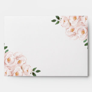 Enveloppe Belle Fleurs Roses Bleues Toutes les Occasions Mar