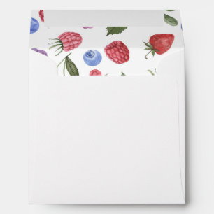 Enveloppe Berry Sweet Baby shower