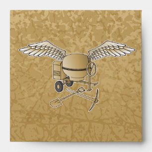Enveloppe Bétonnière beige