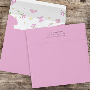 Enveloppe Beurre rose simple