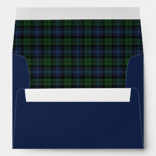 Enveloppe Black Watch Ancien Tartan Écossais