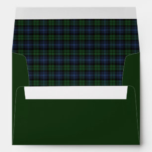 Enveloppe Black Watch Ancien Tartan Écossais