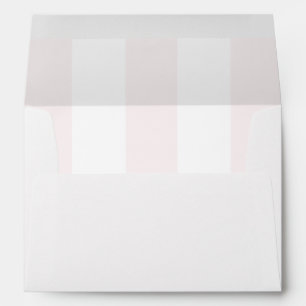 Enveloppe blanche 3 bandes pour Invitation 5x7