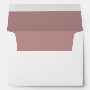 Enveloppe blanche, Rosy Brown