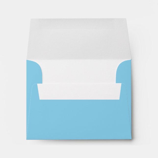 Enveloppe Bleu clair (Dos (Bas))