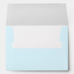 Enveloppe Bleu clair et blanc Élégant Moderne