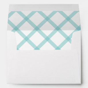 Enveloppe Bleu de l'enveloppe large en Motif