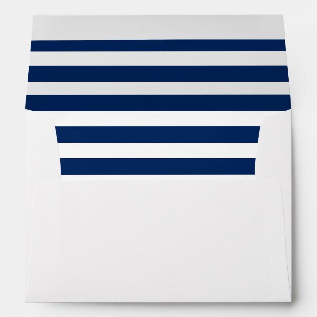 Enveloppe Bleu et blanc (Dos (Bas))