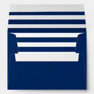 Enveloppe Bleu et blanc Bleu bleu marine