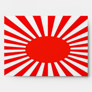 Enveloppe bleu rouge