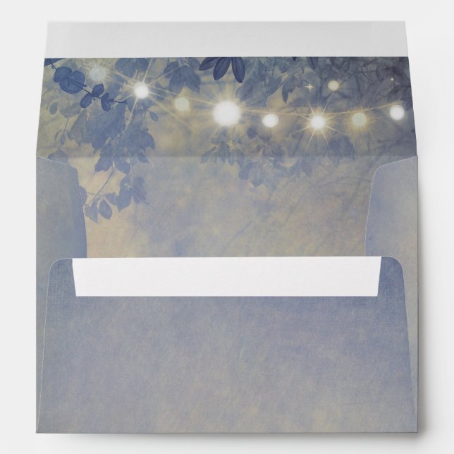 Enveloppe Bleu rustique (Dos (Bas))