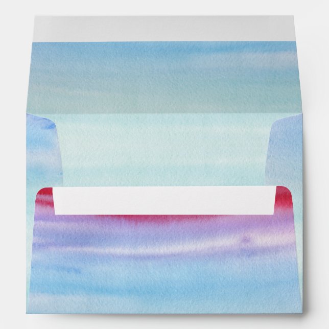 Enveloppe bleu sucre Spun (Dos (Bas))