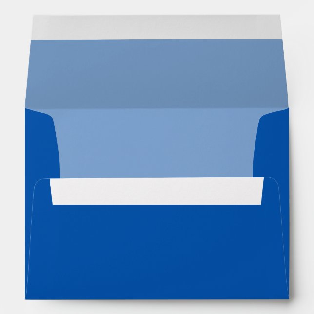 Enveloppe bleue (Dos (Bas))