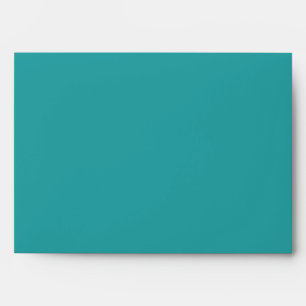 Enveloppe bleue et verte faite sur commande avec