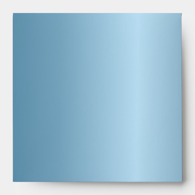 Enveloppe bleue métallique avec un revêtement Chev (Devant)