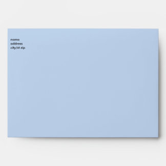 enveloppe bleue pâle