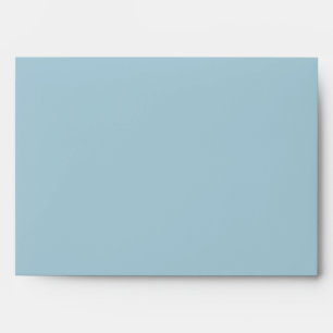 Enveloppe bleue personnalisable vide