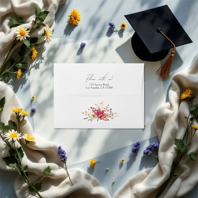 Enveloppe Bloom fleur sauvage avec moi (Wildflower Bloom with Me Envelope)