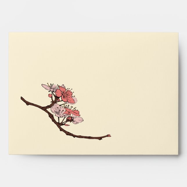 Enveloppe Blossom japonais (Devant)