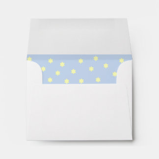 Enveloppe Blue Arrière - plan Yellow Stars