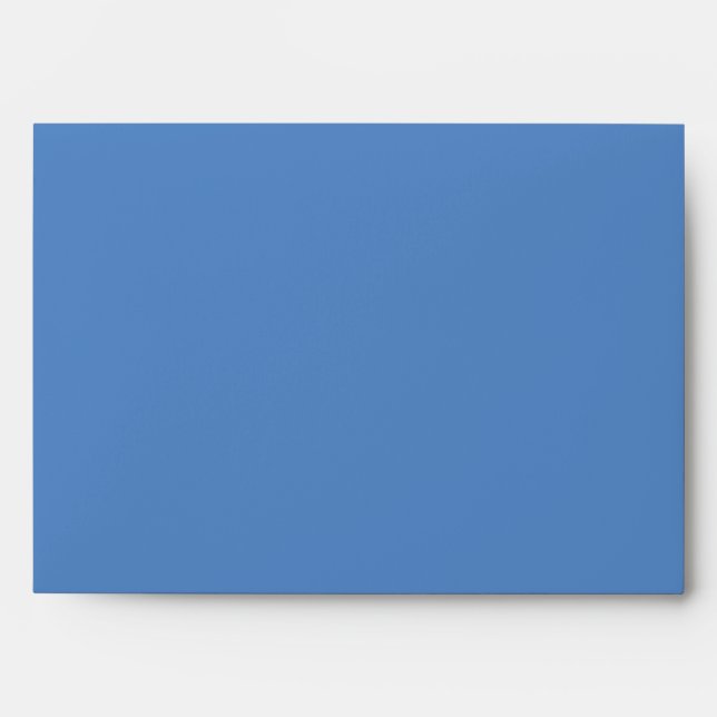 Enveloppe Blue Hydrangea avec ligne bleue foncée - Ajouter l (Devant)