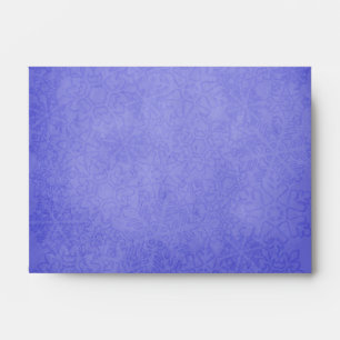 Enveloppe Blue Snowflake A6