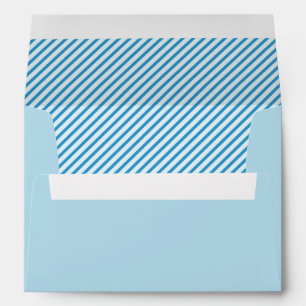 Enveloppe Blue Stripes moderne