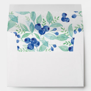 Enveloppe Blueberry Midsummer Rustic Berry Mariage