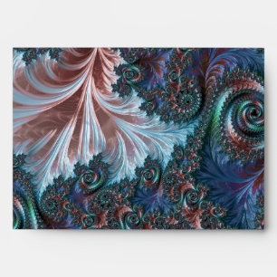 Enveloppe Boho coloré super Hippie Mandelbrot Fractal Art