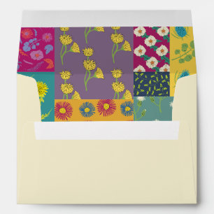 Enveloppe Boho Maximalist Patchwork Quilt Intérieur