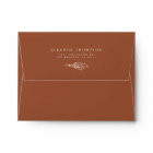 Boho Minimaliste Botaniques Terracotta Mariage