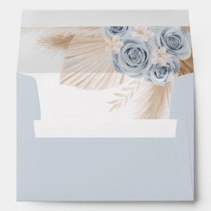 Enveloppe Boho Pampas Grass Boy Baby shower